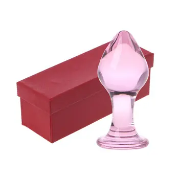 4 типа анальной пробки из хрустального стекла Новый топ секс-игрушек уникального дизайна для взрослых Crystal Glass SM для удовольствия от точки G анальная анальная пробка
